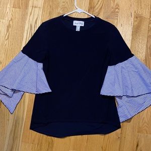 Flair sleeve Joseph Ribkoff shirt